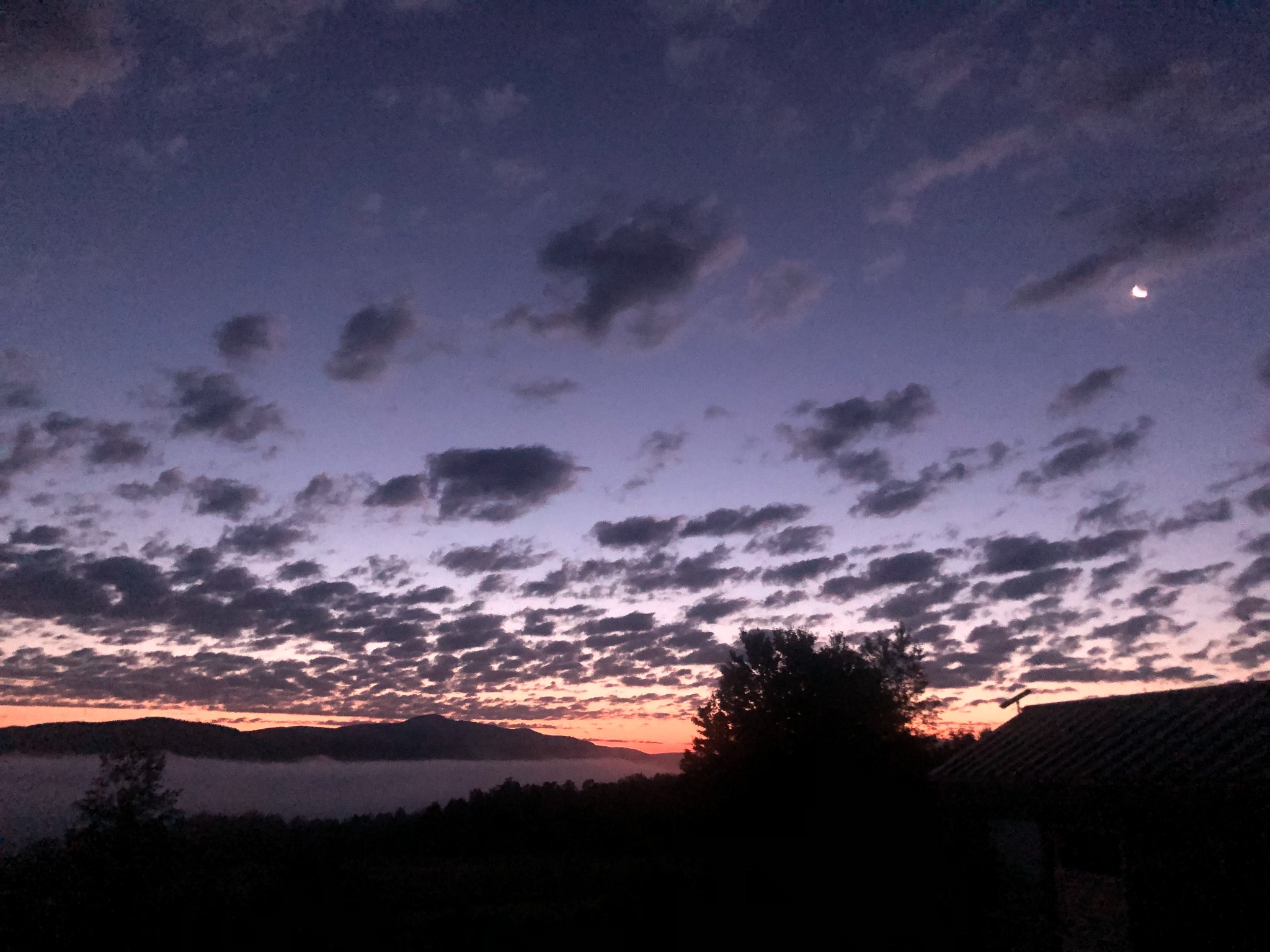 Sunrise toward Mt. Sutton from Alice